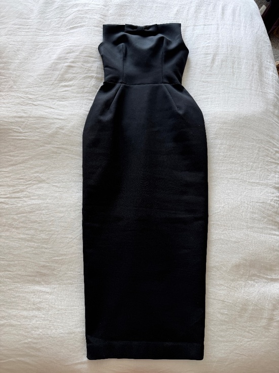 Helsa Dresses & Skirts - Helsa S Curve Bow Strapless Dress Black